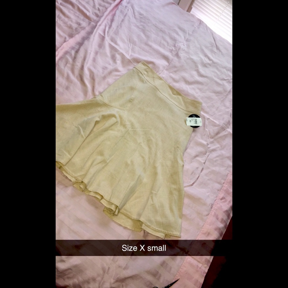 Baige midi skirt Petit size XS never worn with tag